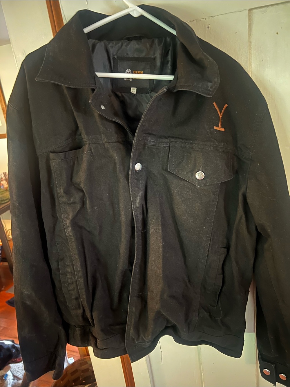 Yellowstone Inspired Jacket 2XL Costume Black